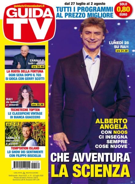 GuidaTV – 22 Luglio 2025 Cover