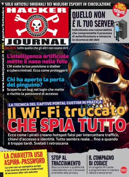 Hacker Journal – Agosto-Settembre 2025 Cover