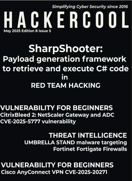 Hackercool – May 2025 Cover