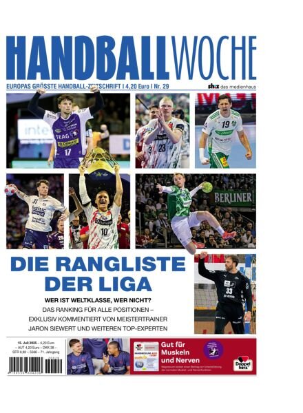 Handballwoche – 15 Juli 2025 Cover