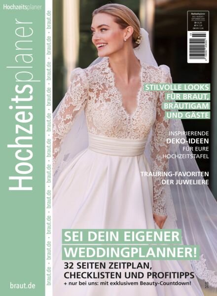 Hochzeitsplaner – Juli 2025 Cover