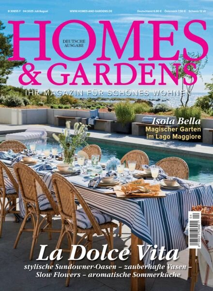Homes & Gardens Germany – Juli-August 2025 Cover