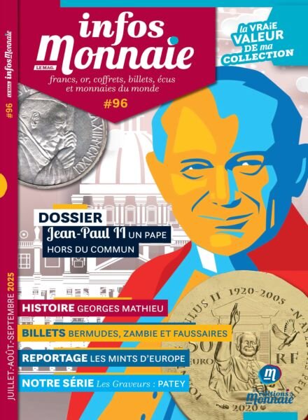 Infos Monnaie – Juillet-Aout-Septembre 2025 Cover