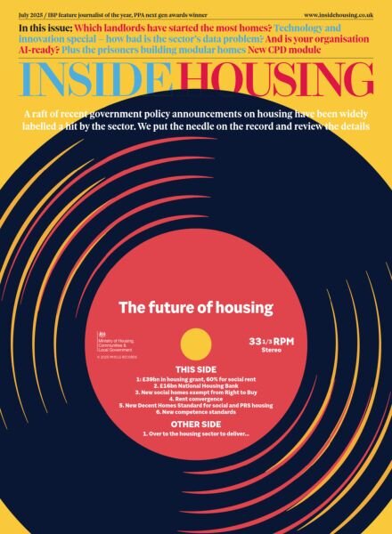 Inside Housing – July 2025 Cover