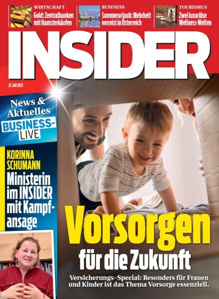 Insider Austria – 23 Juli 2025 Cover