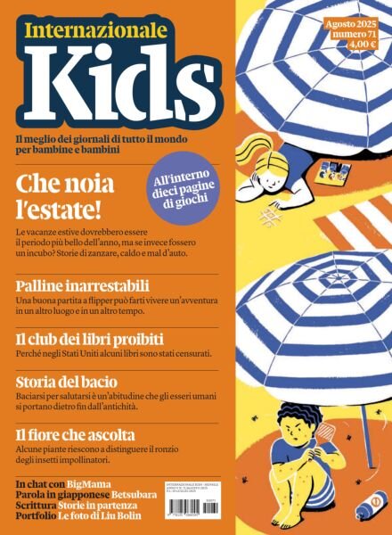 Internazionale Kids – Agosto 2025 Cover