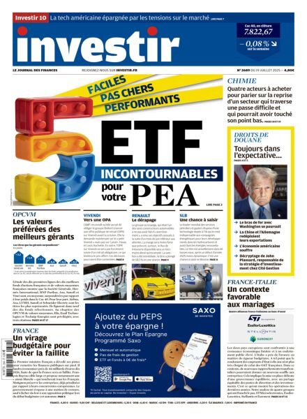 Investir – 19 Juillet 2025 Cover