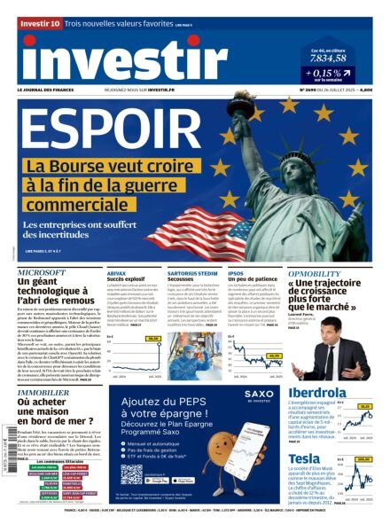 Investir – 26 Juillet 2025 Cover