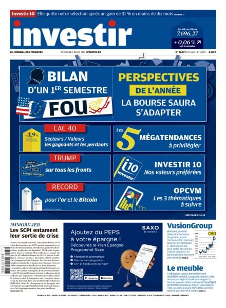 Investir – 5 Juillet 2025 Cover