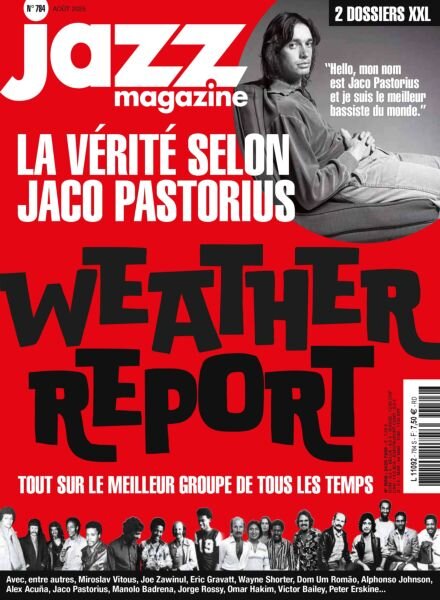 Jazz Magazine – Aout 2025 Cover