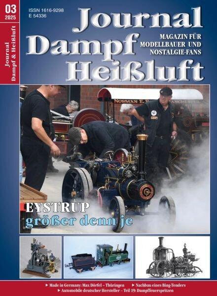 Journal Dampf & Heissluft – Juli 2025 Cover