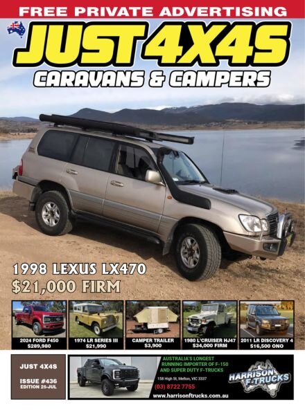 Just 4x4s Caravans & Campers – Issue 436 2025 Cover