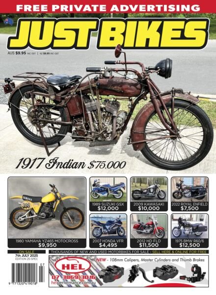 Just Bikes – July 2025 Cover
