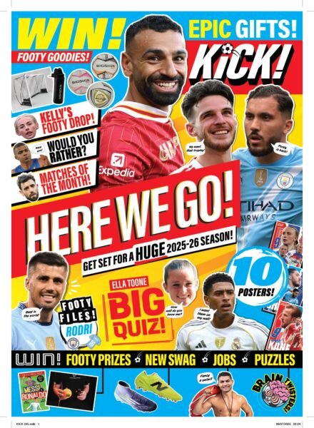 Kick! – Issue 245 2025 Cover