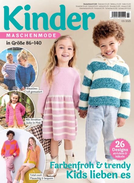 Kinder Maschenmode – Juli 2025 Cover