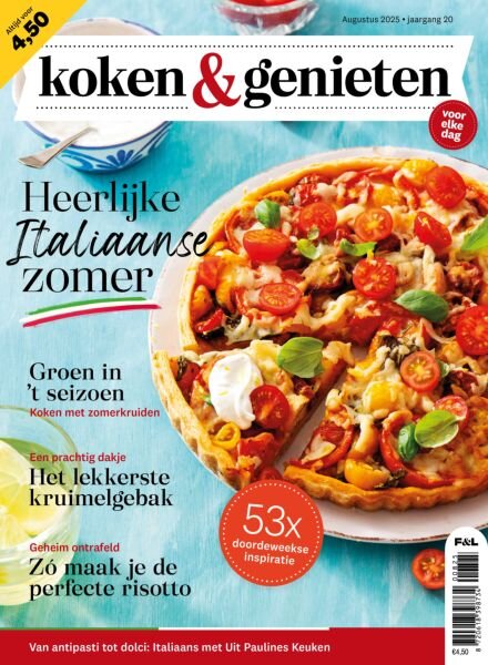 Koken & Genieten – Augustus 2025 Cover