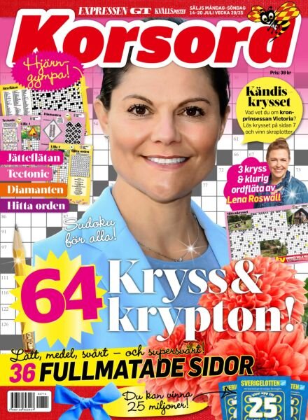Korsord – 14 Juli 2025 Cover