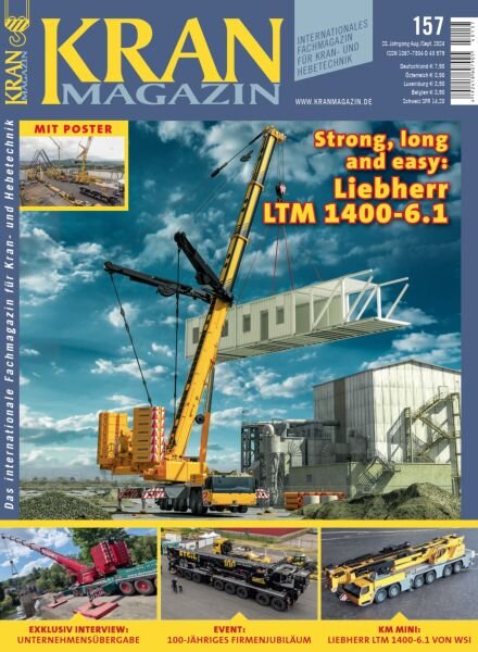 Kran Magazin – August-September 2024 Cover