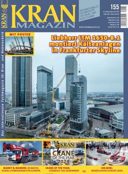 Kran Magazin – Nr 155 Mai-Juni 2024 Cover