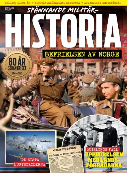 Krigshistoria Sverige – Juli 2025 Cover
