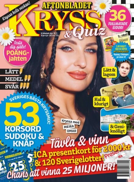 Kryss & Quiz – 30 Juni 2025 Cover