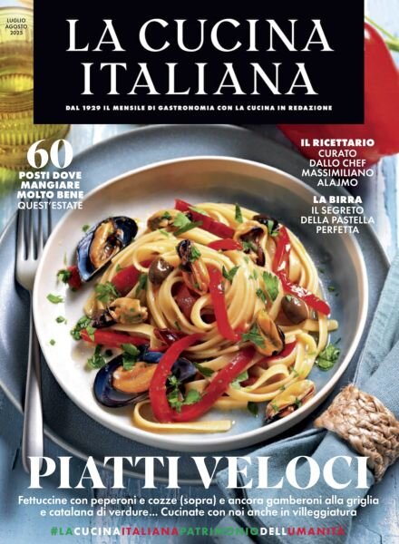 La Cucina Italiana – Luglio-Agosto 2025 Cover
