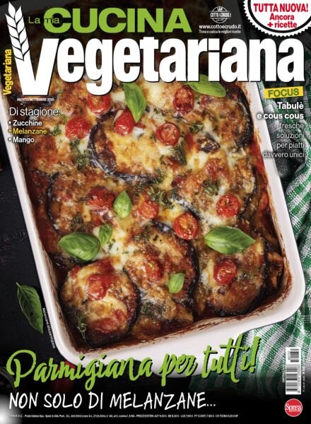 La Mia Cucina Vegetariana – Agosto-Settembre 2025 Cover