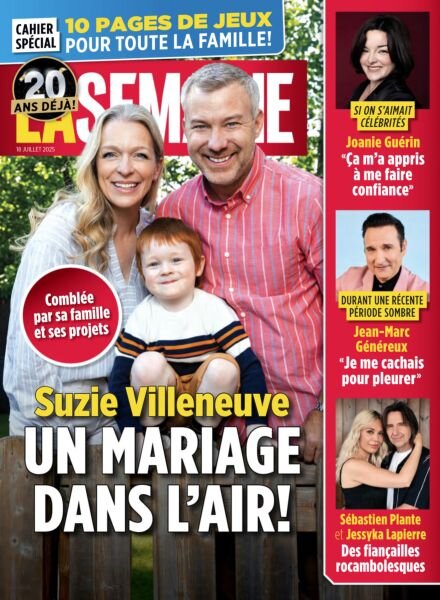 La Semaine – 18 Juillet 2025 Cover