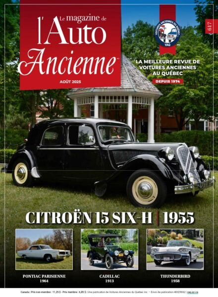 L’Auto Ancienne – Aout 2025 Cover