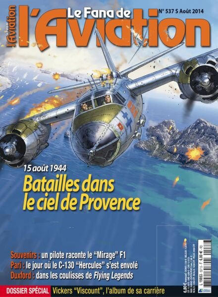Le Fana de l’Aviation – Aout 2014 Cover