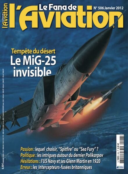 Le Fana de l’Aviation – Janvier 2012 Cover