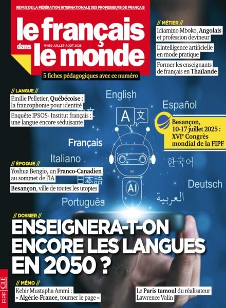 Le francais dans le monde – Juillet-Aout 2025 Cover