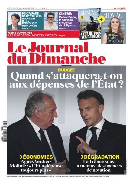 Le Journal du dimanche – 21 Juillet 2025 Cover