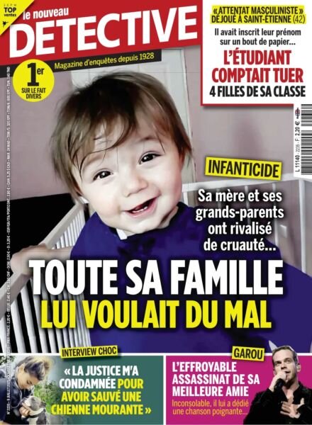Le Nouveau Detective – 9 Juillet 2025 Cover