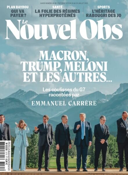 Le Nouvel Obs – 24 Juillet 2025 Cover