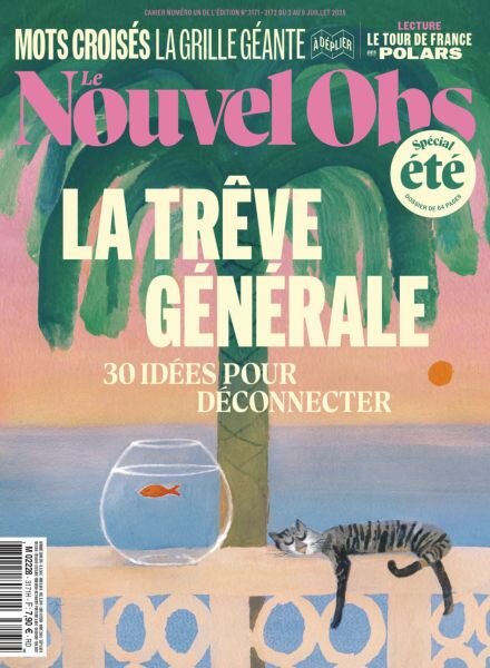 Le Nouvel Obs – 3 Juillet 2025 Cover