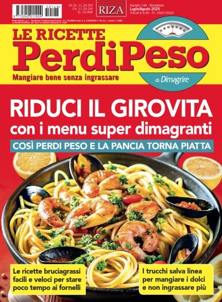 Le Ricette PerdiPeso – Luglio-Agosto 2025 Cover