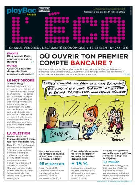 L’eCO – 25 Juillet 2025 Cover