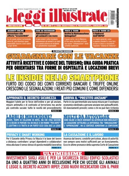 Leggi Illustrate – Luglio-Agosto 2025 Cover
