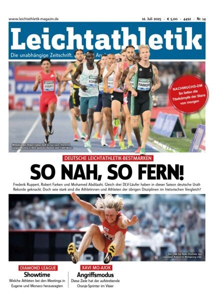 Leichtathletik – 16 Juli 2025 Cover