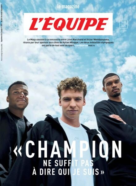 L’Equipe Magazine – 26 Juillet 2025 Cover
