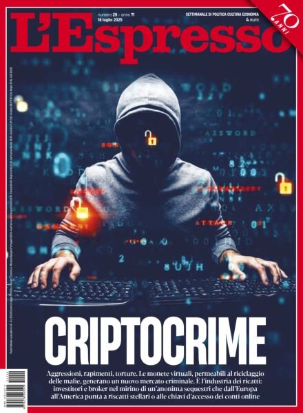 L’Espresso – 18 Luglio 2025 Cover
