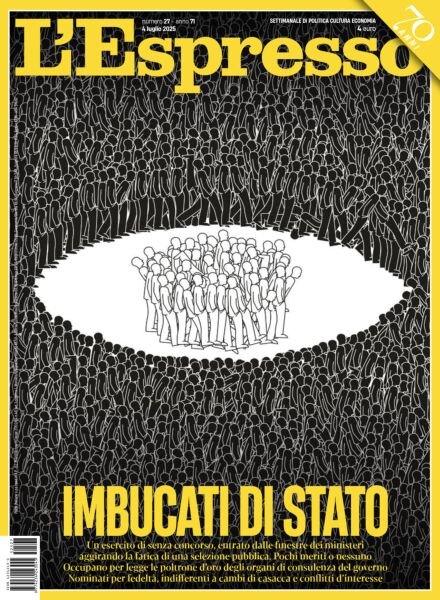 L’Espresso – 4 Luglio 2025 Cover