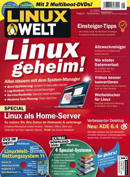 Linux Welt – August-September 2025 Cover