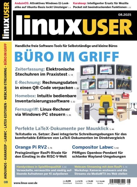 LinuxUser – August 2025 Cover