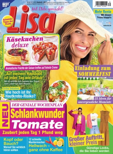 Lisa – 15 Juli 2025 Cover