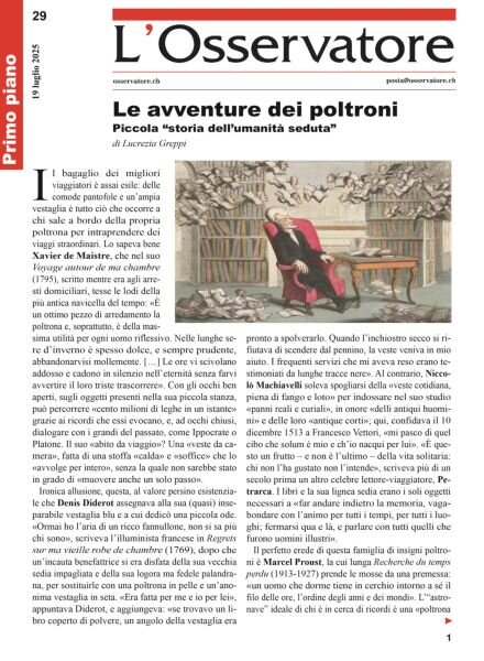 L’Osservatore – 19 Luglio 2025 Cover