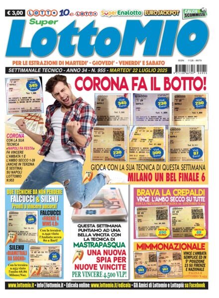 Lottomio del Giovedi – 22 Luiglio 2025 Cover