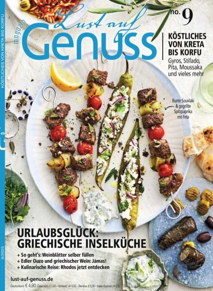 Lust auf Genuss – September 2025 Cover
