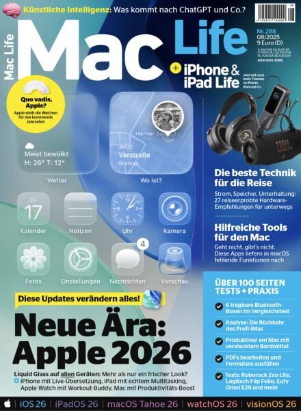 Mac Life Germany – August 2025 Cover